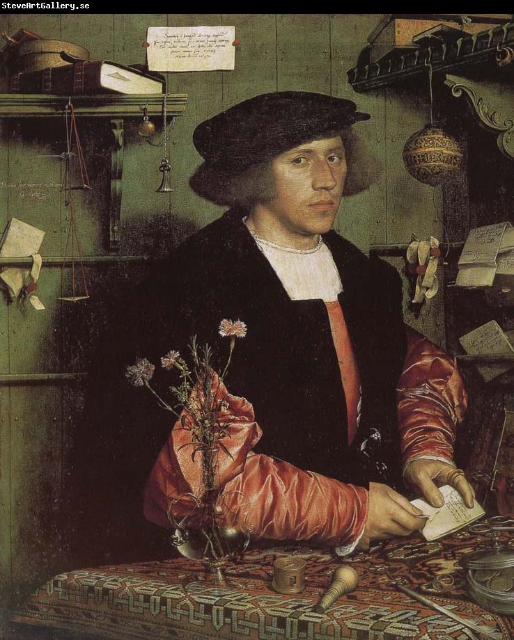 Hans Holbein Qiao Zhiji portrait of businessman Serge